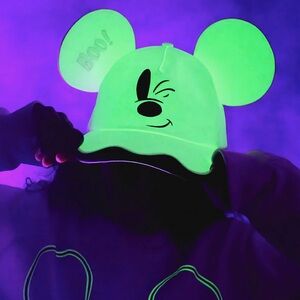 DisneyxCakeworthy Mickey Mouse Glow in the dark BOO baseball cap